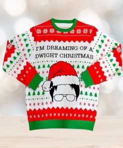 The Office I’m Dreaming of a Dwight The Office Ugly Christmas Sweater