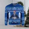 Nakatomi Plaza Hans Gruber Knitted 3D Sweater For Christmas