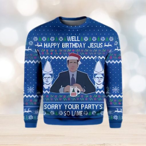 The Office Ugly Christmas Sweater Royal Funny Ugly Christmas Sweater