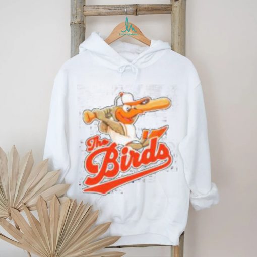 The Oriole Birds Baseball Mascot shirt
