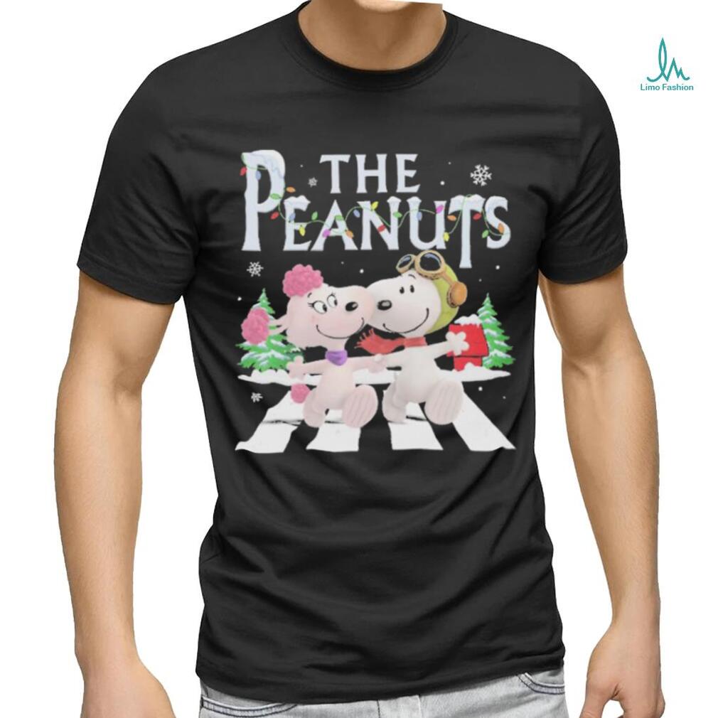 The Peanuts Abbey Road Happy Merry Christmas Shirt The Peanuts Abbey Road Happy Merry Christmas Shirt
