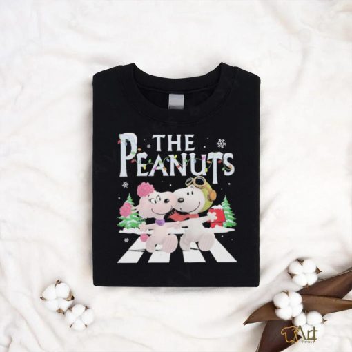 The Peanuts Abbey Road Happy Merry Christmas Shirt
