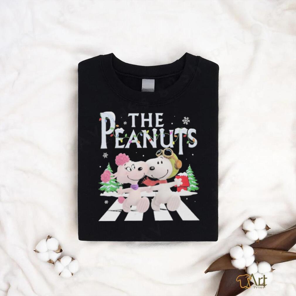 The Peanuts Abbey Road Happy Merry Christmas Shirt The Peanuts Abbey Road Happy Merry Christmas Shirt