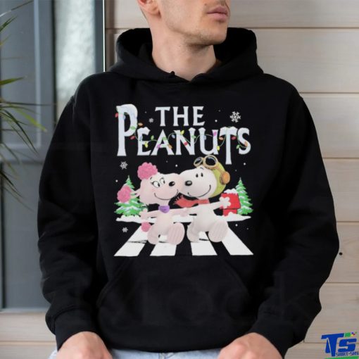 The Peanuts Abbey Road Happy Merry Christmas Shirt