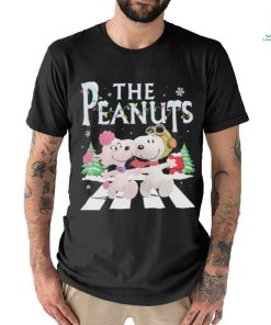 The Peanuts Abbey Road Happy Merry Christmas Shirt