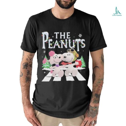 The Peanuts Abbey Road Happy Merry Christmas Shirt