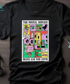 The Postal Service & Death Cab for Cutie Los Angeles, CA October 17 2023 20th Anniversary Tour Poster Tee Shirt