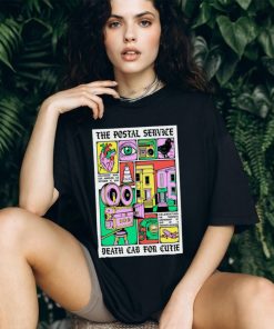 The Postal Service & Death Cab for Cutie Los Angeles, CA October 17 2023 20th Anniversary Tour Poster Tee Shirt