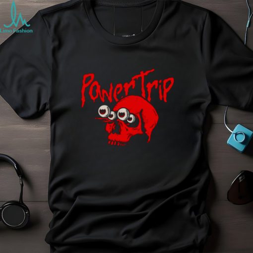 The Red Skull Black And Red PowerTrip 2023 Fan Gifts T Shirt