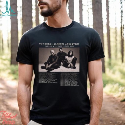 The Rural Alberta Advantage The Rise And The Fall On Tour 2024 Merch, The Rise And The Fall On Tour 2024 Shirt, The Rural Concert Tickets 2024 Shirt