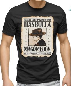 The infamous Hasbulla Magomedov UFC most wanted shirt