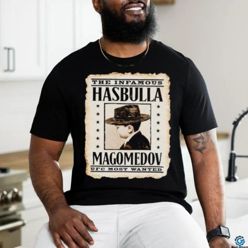 The infamous Hasbulla Magomedov UFC most wanted shirt