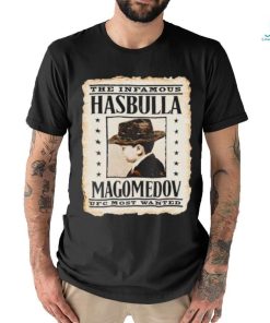 The infamous Hasbulla Magomedov UFC most wanted shirt