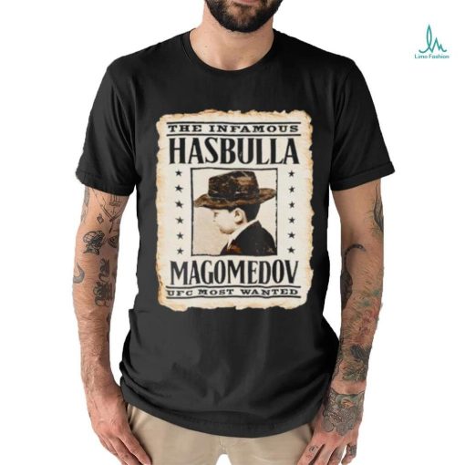 The infamous Hasbulla Magomedov UFC most wanted shirt