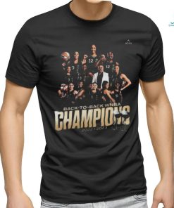 The las vegas aces win their second straight wnba championship shirt