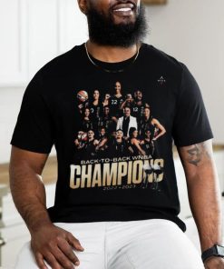 The las vegas aces win their second straight wnba championship shirt