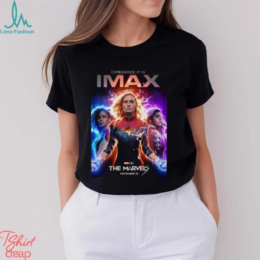 The marvels movie of marvel studios imax shirt