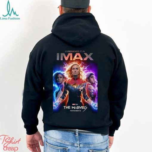 The marvels movie of marvel studios imax shirt