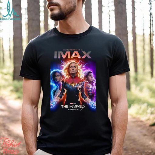 The marvels movie of marvel studios imax shirt