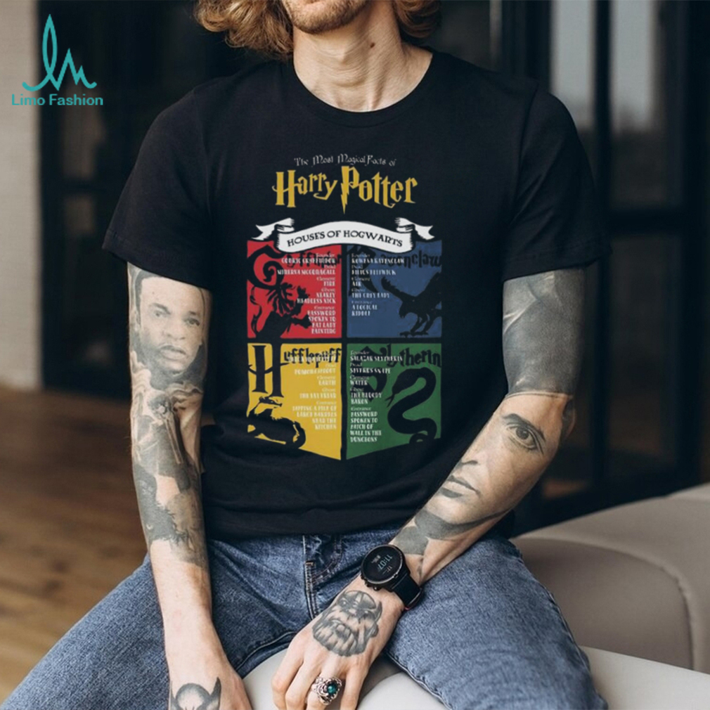 The most magical cast of Harry Potter houses of hogwarts Shirt The most magical cast of Harry Potter houses of hogwarts Shirt