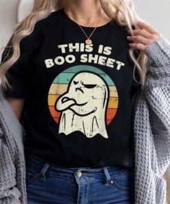 This Is Boo Sheet Ghost Retro Halloween 2020 Gift Men Women T Shirt