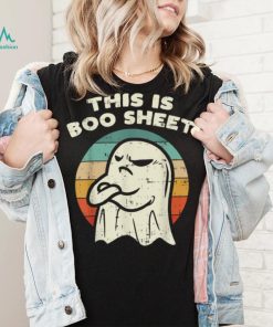This Is Boo Sheet Ghost Retro Halloween 2020 Gift Men Women T Shirt