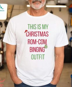 This Is My Christmas Rom Coms Outfit Shirt, Cheap Christmas Family Shirts