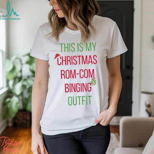This Is My Christmas Rom Coms Outfit Shirt, Cheap Christmas Family Shirts