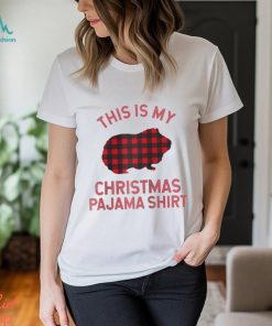 This Is My Guinea Pig Christmas Pajama Shirt Guinea Pig Xmas Shirt