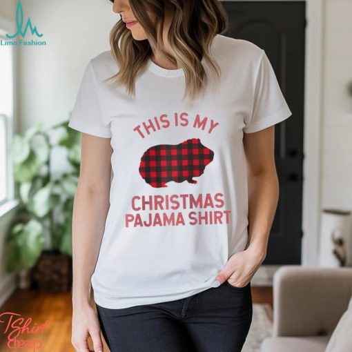 This Is My Guinea Pig Christmas Pajama Shirt Guinea Pig Xmas Shirt