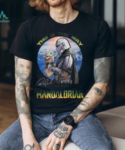 This is the way Star wars the mandalorian signatures Shirt