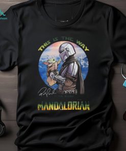 This is the way Star wars the mandalorian signatures Shirt