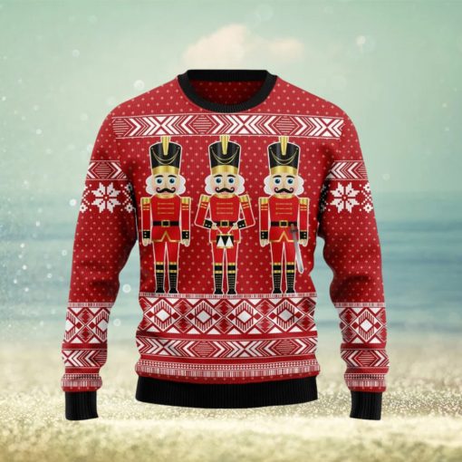 Three Nutcrackers Family Gift Ugly Christmas Sweater