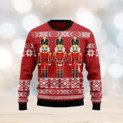 Three Nutcrackers Family Gift Ugly Christmas Sweater