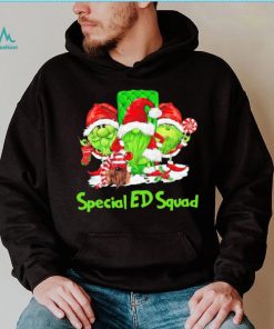 Three the Santa Grinch Gnomes Special ED Squad Merry Christmas shirt, hoodie, sweater, long sleeve and tank top Three the Santa Grinch Gnomes Special ED Squad Merry Christmas shirt