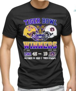 Tiger Bowl Winners LSU Tigers 48 18 Auburn TIgers October 14 2023 shirt