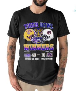 Tiger Bowl Winners LSU Tigers 48 18 Auburn TIgers October 14 2023 shirt