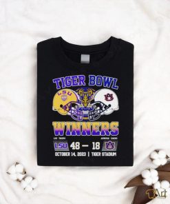 Tiger Bowl Winners LSU Tigers 48 18 Auburn TIgers October 14 2023 shirt