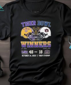 Tigers Bowl Winners LSU Tigers 48 vs 18 Auburn Tigers 2023 Tiger Stadium shirt