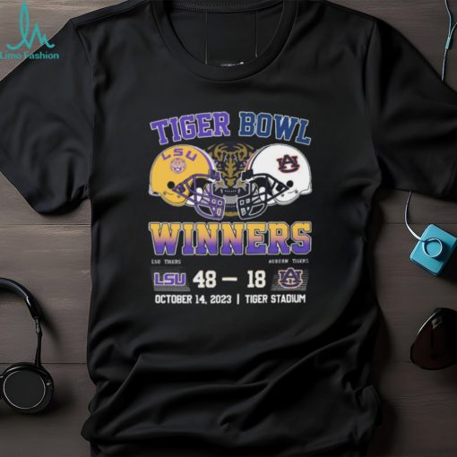 Tigers Bowl Winners LSU Tigers 48 vs 18 Auburn Tigers 2023 Tiger Stadium shirt