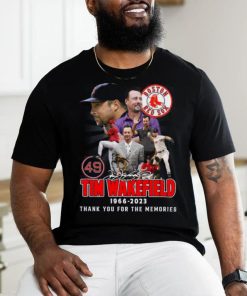 Tim Wakefield 49 Boston Red Sox 1966 2023 Memories T Shirt