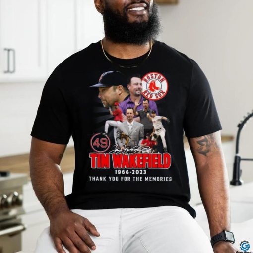 Tim Wakefield 49 Boston Red Sox 1966 2023 Memories T Shirt