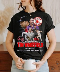 Tim Wakefield 49 Boston Red Sox 1966 2023 Memories T Shirt
