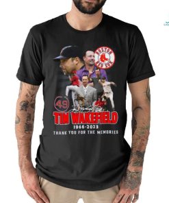 Tim Wakefield 49 Boston Red Sox 1966 2023 Memories T Shirt