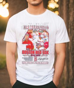 Tim Wakefield Boston Red Sox 1995 – 2011 Thank You For The Memories T Shirt