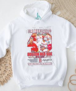 Tim Wakefield Boston Red Sox 1995 – 2011 Thank You For The Memories T Shirt