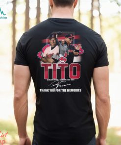 Tito Cleveland Indians, Guardians 2013 – 2023 Thank You For The Memories  Unisex T Shirt - Limotees