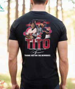 Tito Cleveland Indians, Guardians 2013 – 2023 Thank You For The Memories Unisex T Shirt