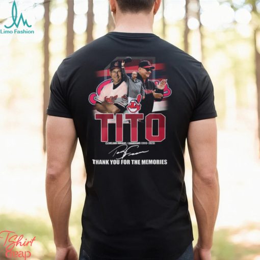 Tito Cleveland Indians, Guardians 2013 – 2023 Thank You For The Memories Unisex T Shirt