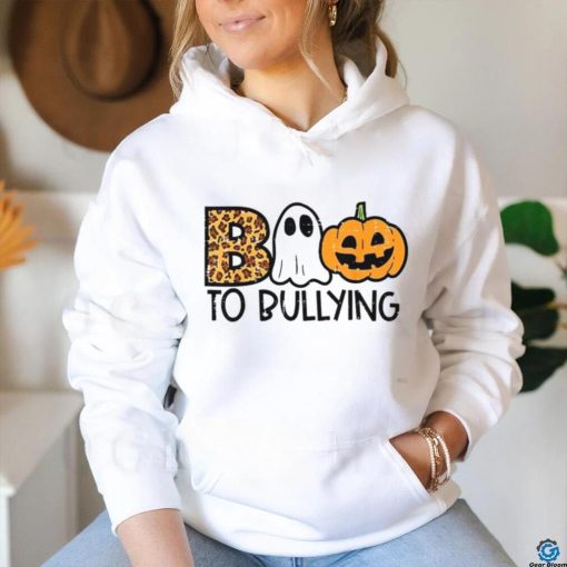 To Bullying Boo Ghost Pumpkin Halloween T Shirt